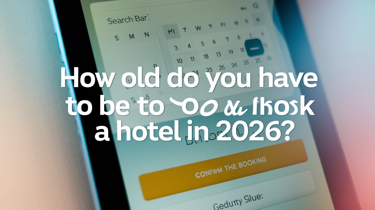 How Old Do You Have to Be to Book a Hotel in 2026?